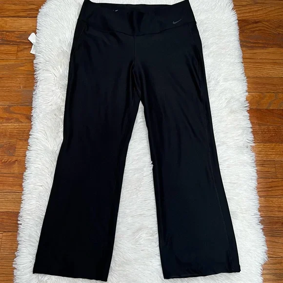 Nike, Pants & Jumpsuits, Nike Straight Leg Yoga Pants Size L